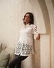 Amber White Blouse White color