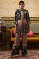 Mehr Embroidered Kurta Set Black color