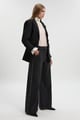 Black Wide-Leg Studded Denim Trousers - KAREN MILLEN - Image 1