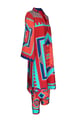 Tribal Printed Top Multi Red/Blue color