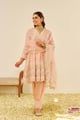 Meeram - Short Anarkali with Salwar Off Rose color