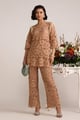 Myla Lace Pants Beige color