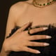 Gold Stacky Ring Gold color