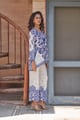 Grand Co-Ord Set Off White/Blue color