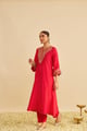 Shezia - Long Chauga & Salwar Red color