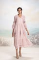 Vintage Rosa Messenger Dress Pink color