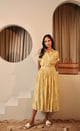 Canary Printed Set Yellow/Ivory color