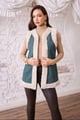 Rysa Gilet Teal color