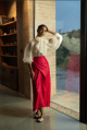 Mor Wrap Skirt Pink color