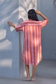 The Kissa Dress Pink/Orange color