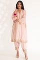 Satya Kurta Set Pink color