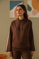 Mocha Warmth Sweat Top Dark Oak color