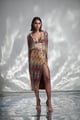 Sequins Shirt Aquila Brown/Beige color
