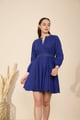 Madeline Dress Aqua Blue color