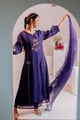 Aabroo Dupatta Blue color