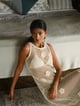 Gilli Crochet Coverup Beige color