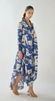 Muslin Dress Blue color