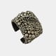 Bauble Bead Cuff Gunmetal color