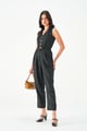 Fiona Jumpsuit Black/White color
