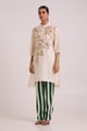 Amira Off White/Green color