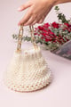 Guldavari Beaded Potli Bag Ivory color