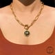 Soul of the Fish Pisces Necklace Black color