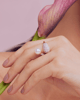 Nova Ring White/Gold color