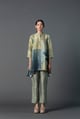 Array Bandhani Forest Green Kurta Set Green color
