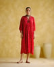 Devadarsana Kaftan Red color