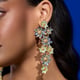 Daisy Earrings Blue color