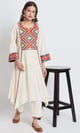 Prism Kurta Set Ivory color