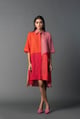 Array Abstract Colourblock Orange color