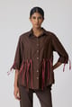 Cale Shirt Espresso Brown color