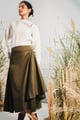 Echo Skirt Dark Green color