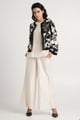 Betty - Twilight Monochrome Shrug Co-Ord Set of 3 White color