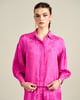 Lily Jacquard Shirt Pink color