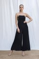 Lily Tube Jumpsuit Black color