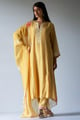 Yellow Bemberg Silk Printed Salwar Suit Yellow color