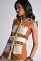 Safari Luxe Utility Top Rust color