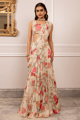 Kiara Saree Set Off White color