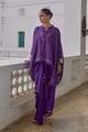 The Chulbuli Cape Purple color