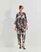 Black Shirt with Pants in Modal Silk Black color