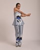 Marina Straight Pant Blue color