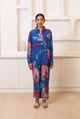 Jahaan Coord Set Blue/Pink color