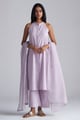 Iris Cotton Dobby Kurta Set Iris color