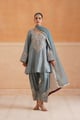 Riddhi Chanderi Satin Embroidered Matching Set - NEETIKA CHOPRA - Image 1