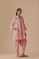 Resham Dupatta Pink color