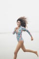 Jalpari Full Sleeves Bodysuit Blue color