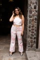 Rose Denim Gleam Pink color