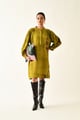 Sol Flora Beach Dress Mustard color